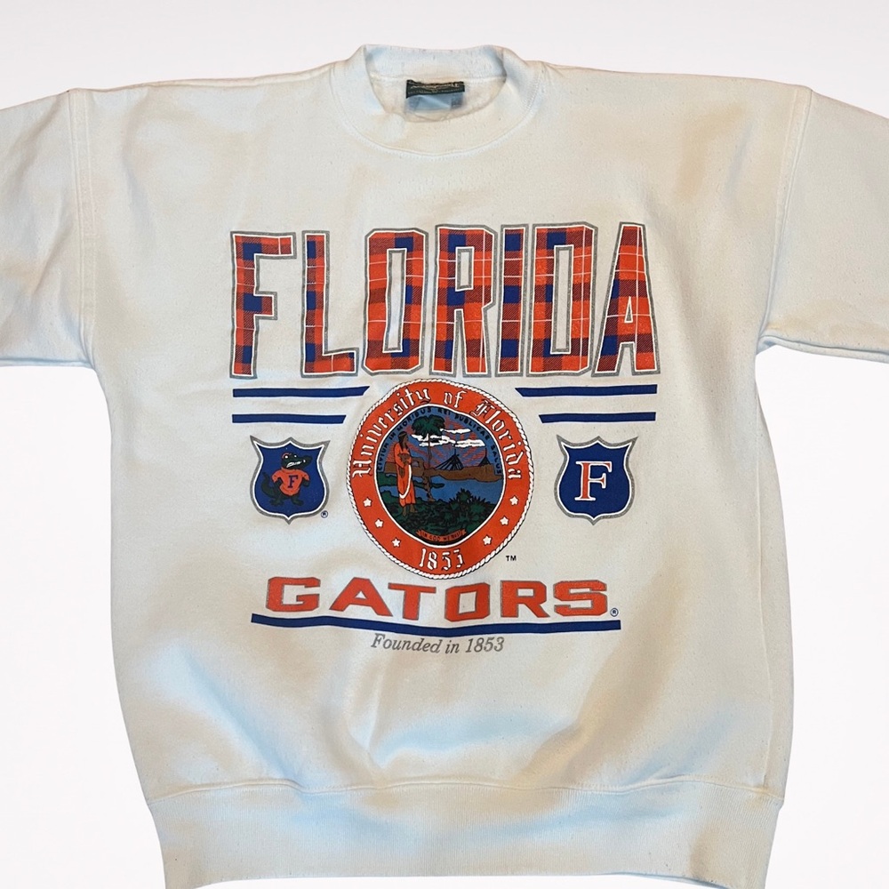 Vintage 90s American Eagle Outfitters Florida Gators White Crewneck Sweater